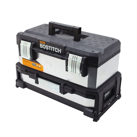 bostitch 20 metal-plastic tool box with drawer|bostitch BTST20261 20 in metal plastic tool box with .